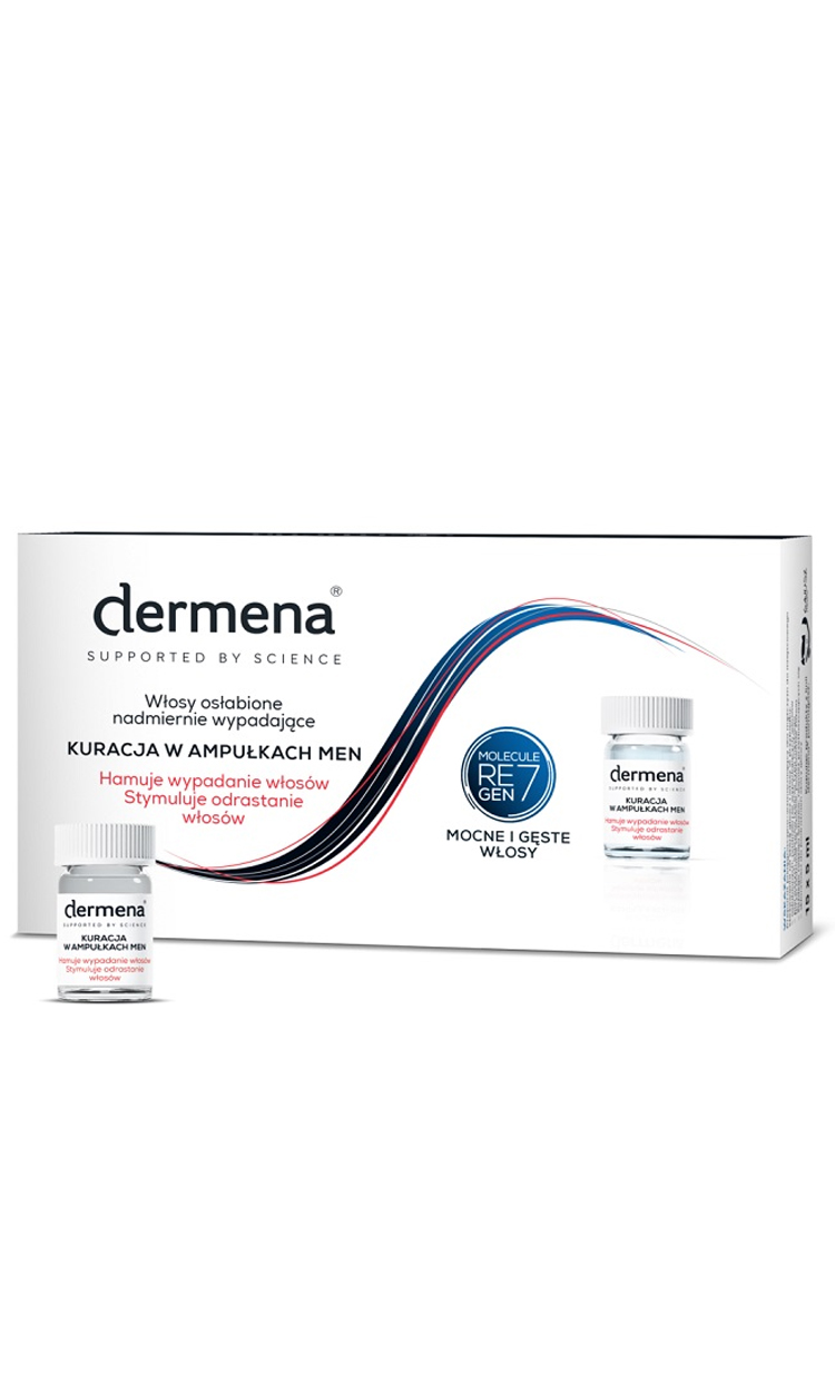 ديرمينا أمبولات علاج تساقط الشعر للرجال 15 × 5مل